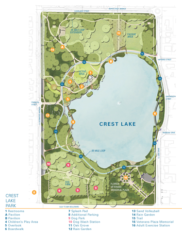 Crest Lake Park Map