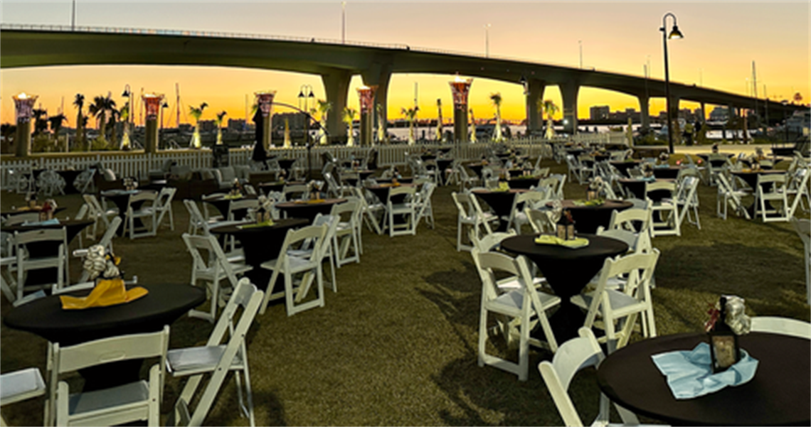 chairs on coachman park green