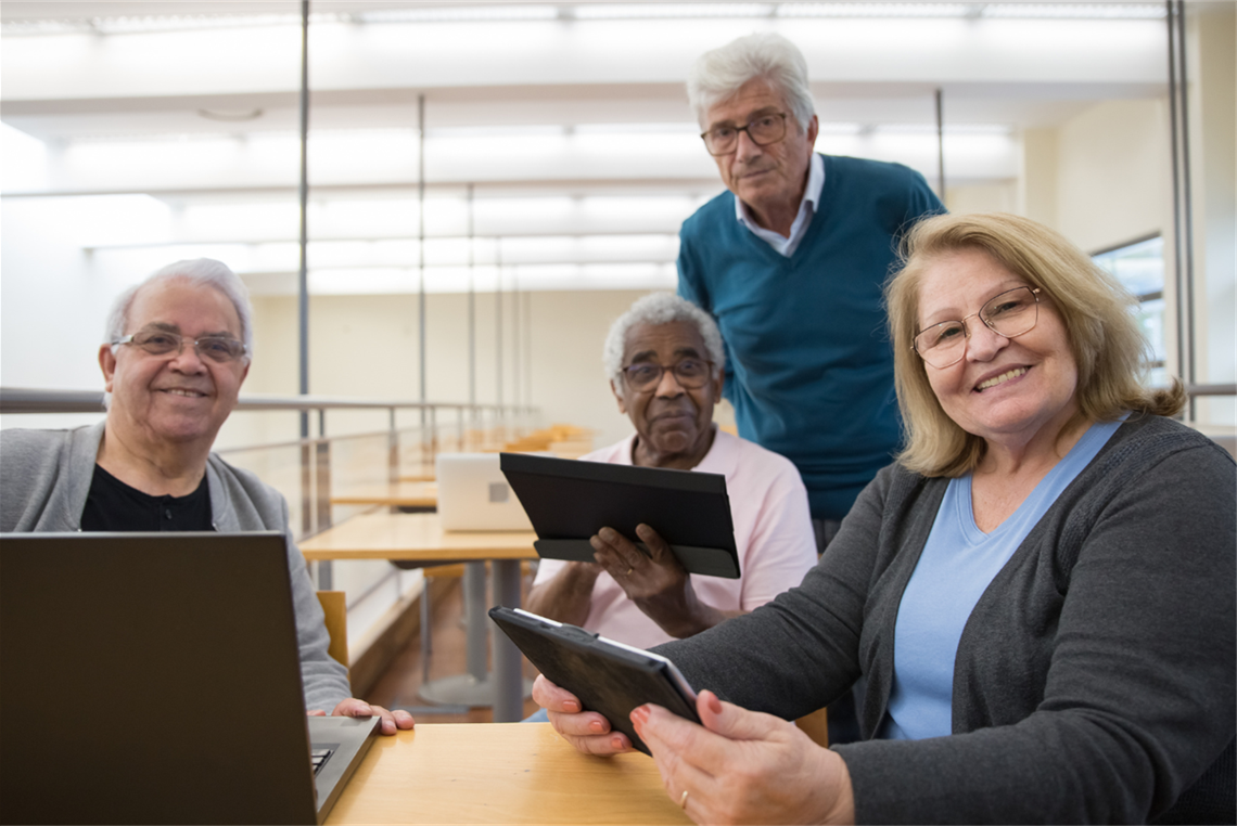 elderly group