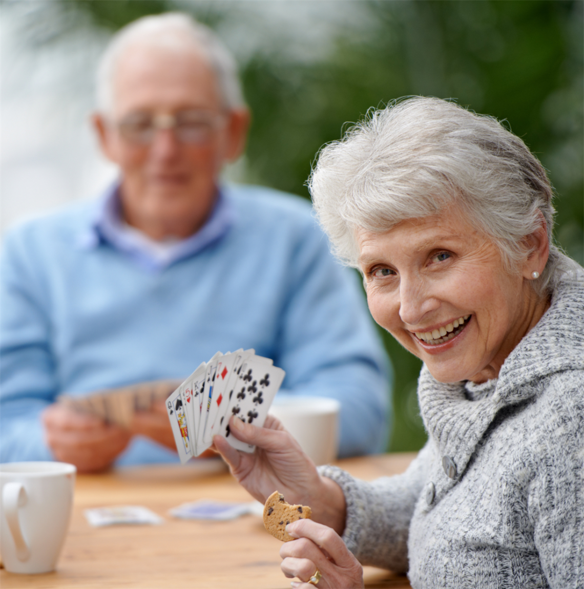 People playing cards