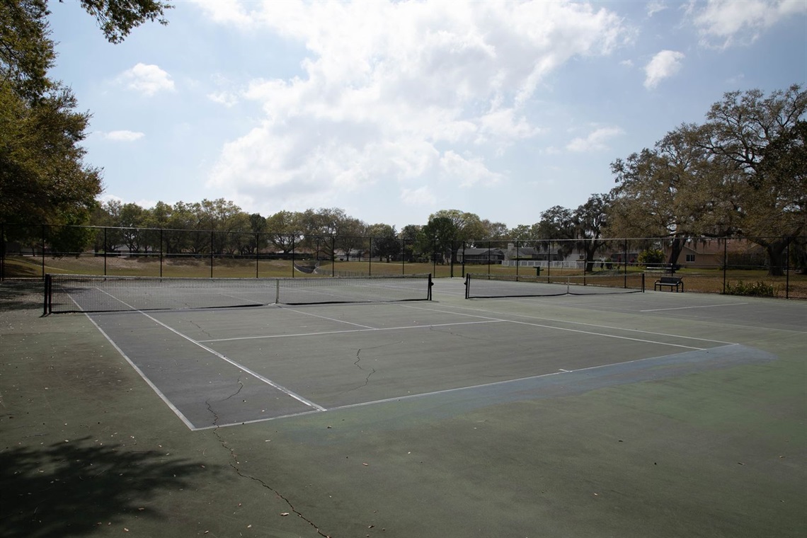 tennis courts