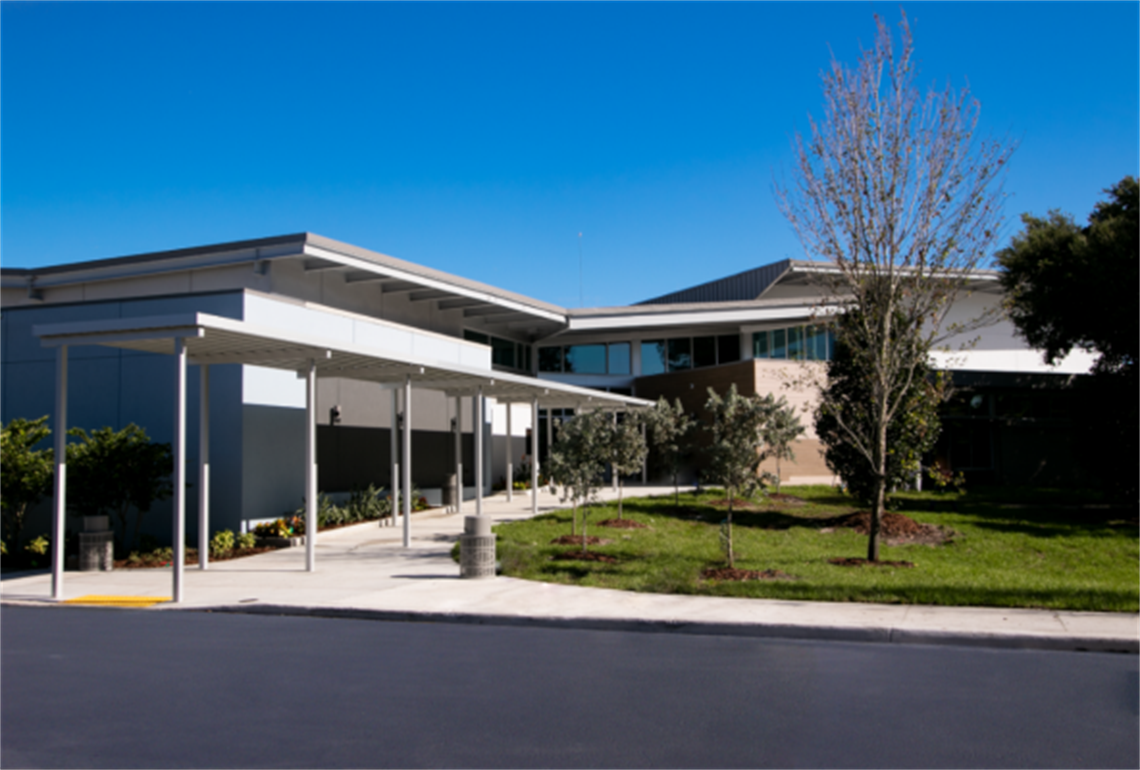 artist rendering of the entrance to Morningside recreation center